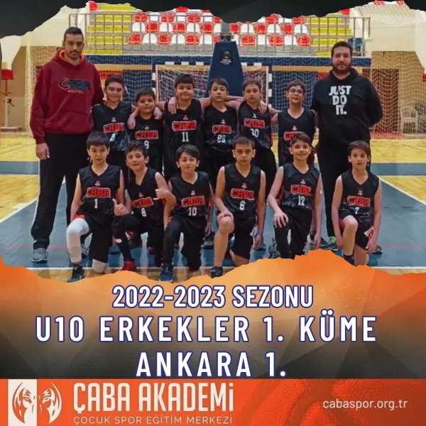 2022-2023 SEZONU · U10 ERKEKLER 1. KÜME ANKARA 1.