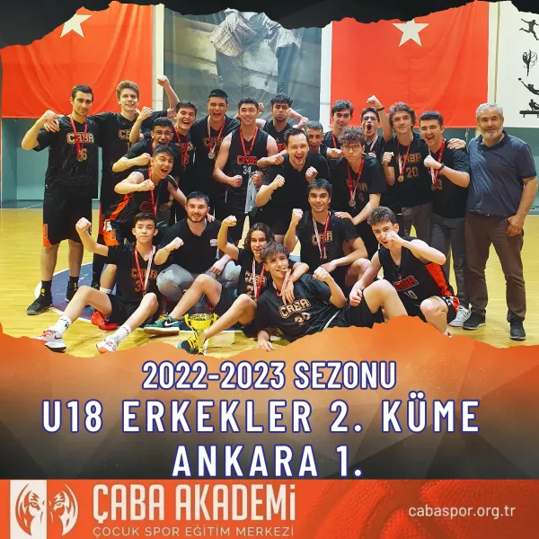 2022-2023 SEZONU · U18 ERKEKLER 2. KÜME ANKARA 1.