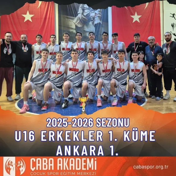 2025-2026 SEZONU · U16 ERKEKLER 1. KÜME ANKARA 1.