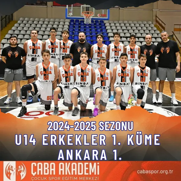 2024-2025 SEZONU · U14 ERKEKLER 1. KÜME ANKARA 1.