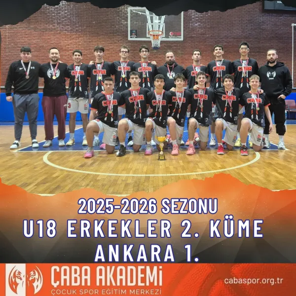 2025-2026 SEZONU · U18 ERKEKLER 2. KÜME ANKARA 1.