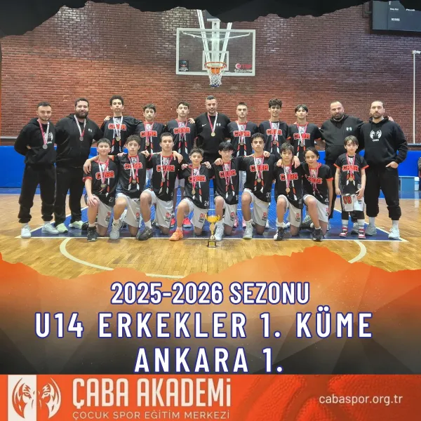 2025-2026 SEZONU · U14 ERKEKLER 1. KÜME ANKARA 1.