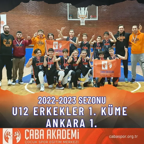 2022-2023 SEZONU · U12 ERKEKLER 1. KÜME ANKARA 1.